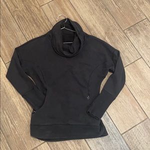 Lululemon Black Soft Cowl Neck Sweater w/ Pockets
